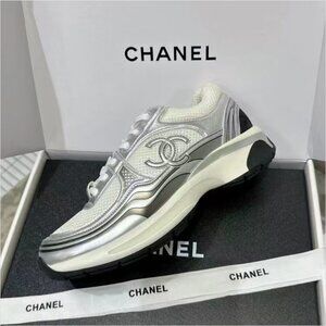 Chanel Silver Women's Sneakers